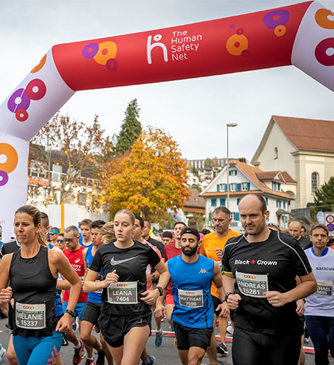 We are a charity partner of the Generali Genève Marathons